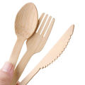 Eco Friendly 3-piece Fork Knife Spoon Bamboo Disposable Cutlery Set